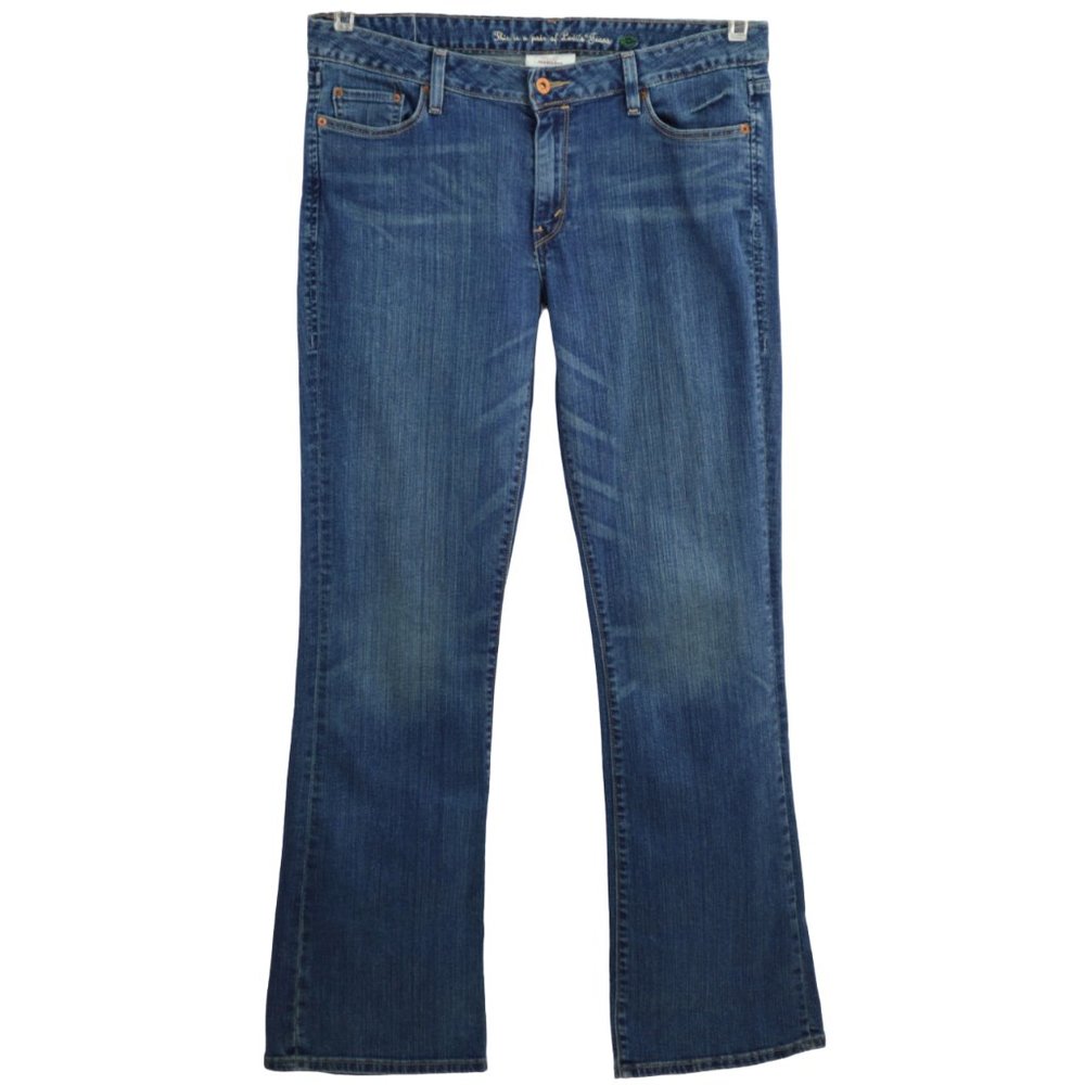 LEVI'S Jeans 553 Size 14 L Mid Rise Boot Cut Denim